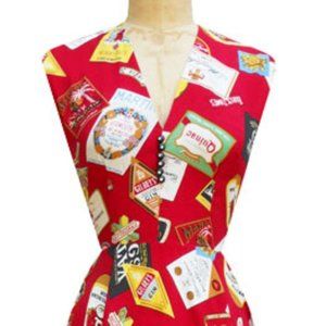 Trashy Diva RETIRED PRINT Liquor Label Dress